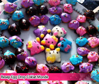 Resep Egg Drop Coklat Monde